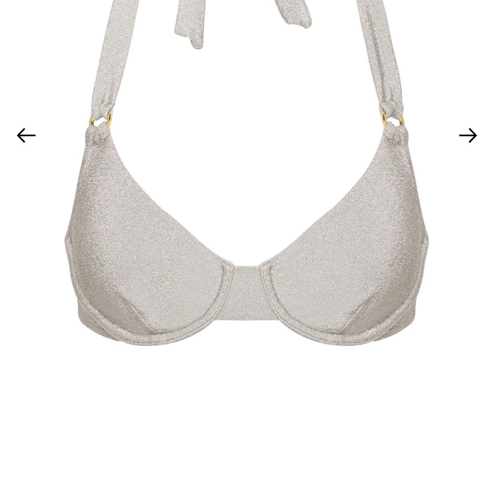 Monday Swimwear Silver Bikini - Honolulu Top/Bronte Bottom